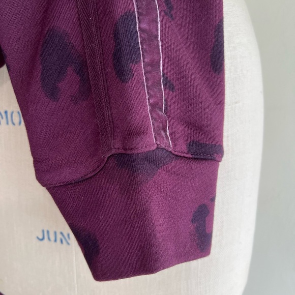 NWT👖 Splendid Corinna Jogger Black Cherry Leopard SZ-S - Picture 8 of 15